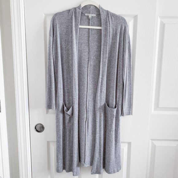 Haute Monde Sweaters - Lightweight Long Duster Cardigan
